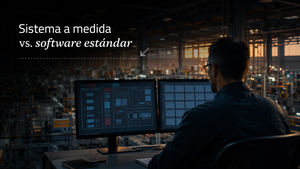 Sistema a medida o software estándar: ¿qué conviene para una empresa industrial?